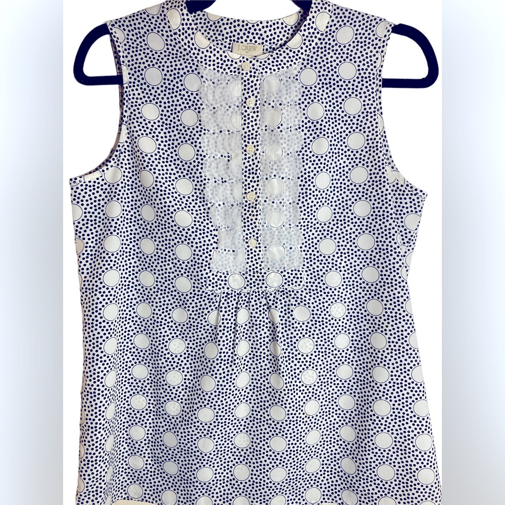 J. Crew tunic sleeveless blouse.